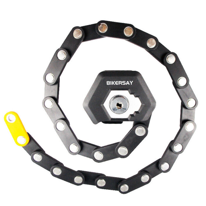 Bicycle Lock Anti-theft Battery Car Folding Lock - Image 1