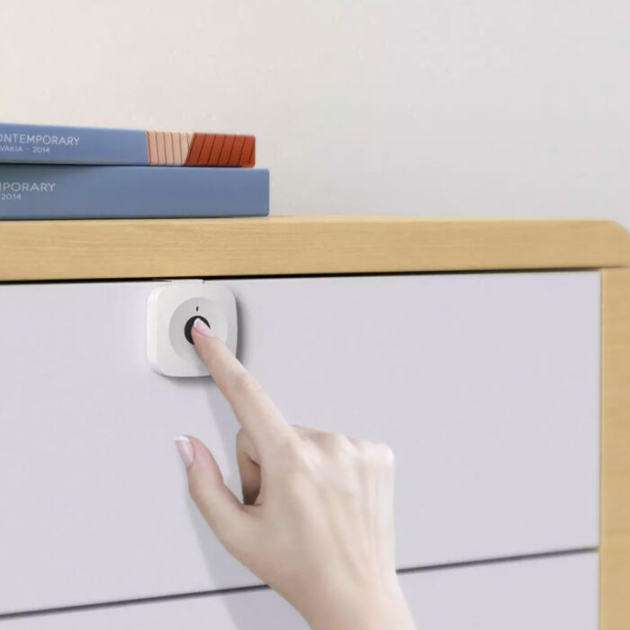 Fingerprint Drawer Cabinet Free Punch Furniture Lock - Image 4