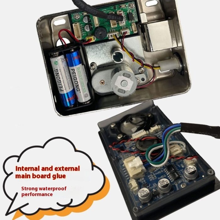 Waterproof Fingerprint Smart Door Lock Apartment Password - Image 3