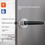 Punch-free Fingerprint Lock Household Wooden Door Smart Lock - Image 6